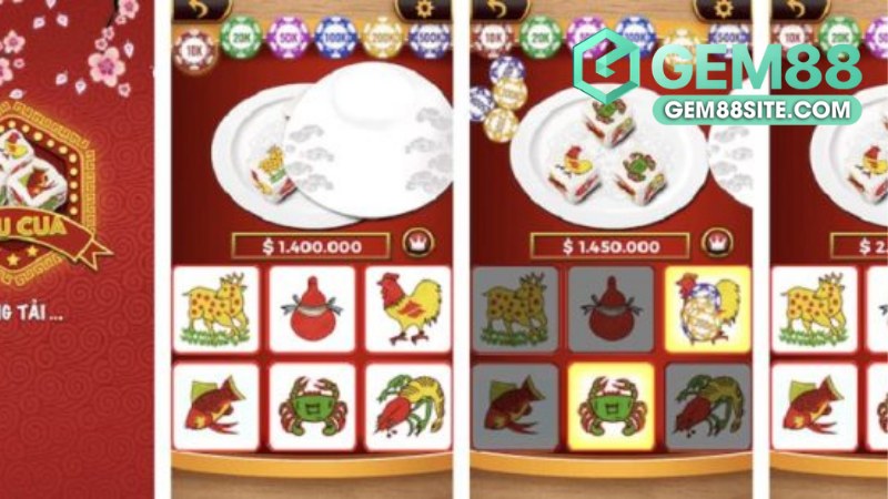 Bầu Cua - Hướng Dẫn Chơi Game Cá Cược Casino Tại Gem88 3 Bầu Cua